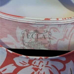 ECLA Pink and White Floral Top